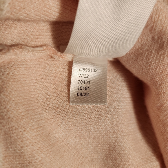 Pink and White Chevron Cardigan - Picture 12 of 15